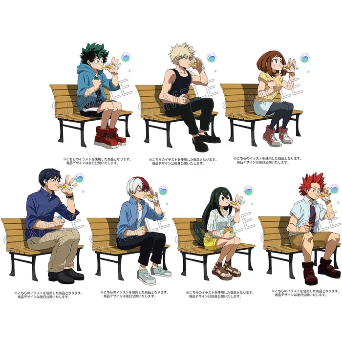 My Hero Academia Soap Bubble Acrylic Stand 1 My Hero Academia Soap Bubble Acrylic Stand