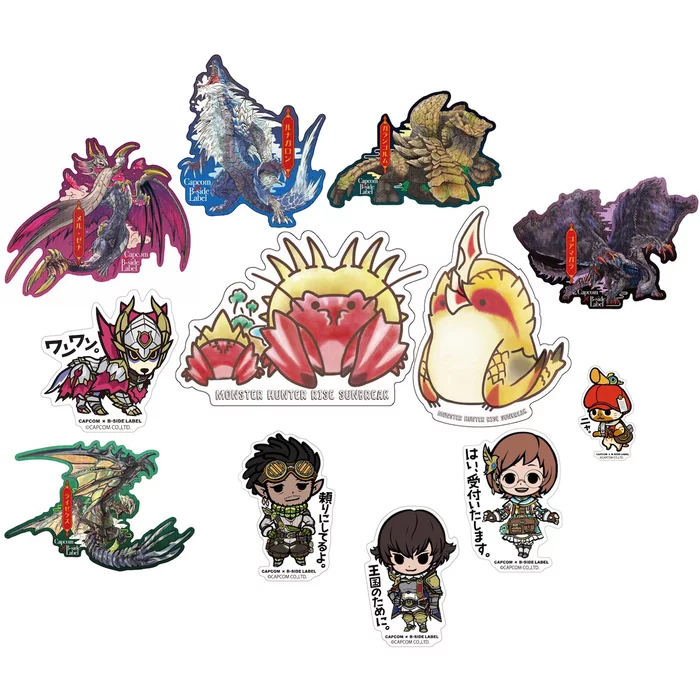 Capcom X B-Side Label Monster Hunter Sticker Collection Vol. 9 1 Capcom X B-Side Label Monster Hunter Sticker Collection Vol. 9