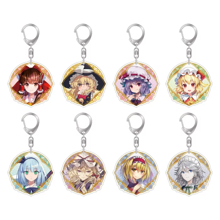 Touhou Spell Bubble Tradable Acrylic Keychain Collection Box Set 1 Touhou Spell Bubble Tradable Acrylic Keychain Collection Box Set