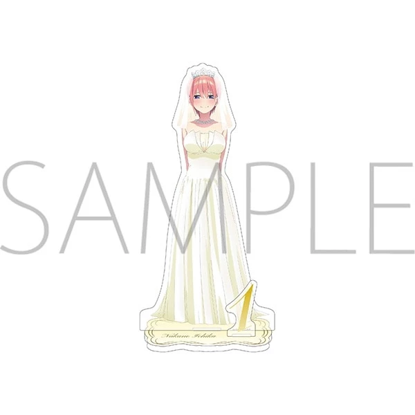 The Quintessential Quintuplets Movie Wedding Dress Acrylic Stand 2 The Quintessential Quintuplets Movie Wedding Dress Acrylic Stand - Image 2