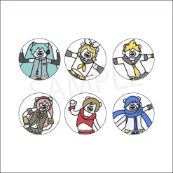Hatsune Miku Creators Party Trading Pin Badge Collection: Takadabear Ver.
