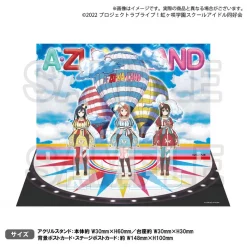 Bandai Namco Filmworks Love Live! Nijigasaki High School Idol Club Nijigasaki High School Store Official Memorial Item TV Animation 2nd Season Vol. 6: Welcome To A･ZU･NA Land! Mini Acrylic Diorama
