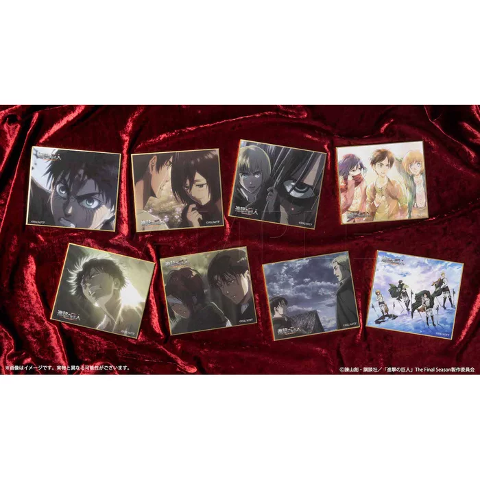 KADOKAWA Attack On Titan Mini Autograph Board Collection 1 KADOKAWA Attack On Titan Mini Autograph Board Collection