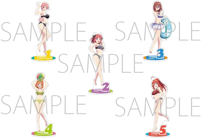 The Quintessential Quintuplets Movie Swimsuit Acrylic Stand 1 The Quintessential Quintuplets Movie Swimsuit Acrylic Stand