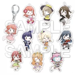 Love Live! Nijigasaki High School Idol Club Tradable Acrylic Keychains Complete Box