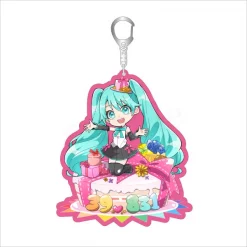 Hatsune Miku Birthday Party Acrylic Keychain: Miku BD 2020 Ver.