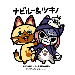 Capcom X B-Side Label Monster Hunter Stories 2 Nabiru & Tsukino Sticker