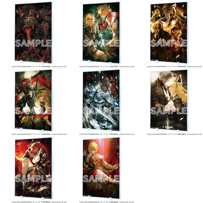 KADOKAWA Overlord IV Acrylic Panel Collection 1 KADOKAWA Overlord IV Acrylic Panel Collection