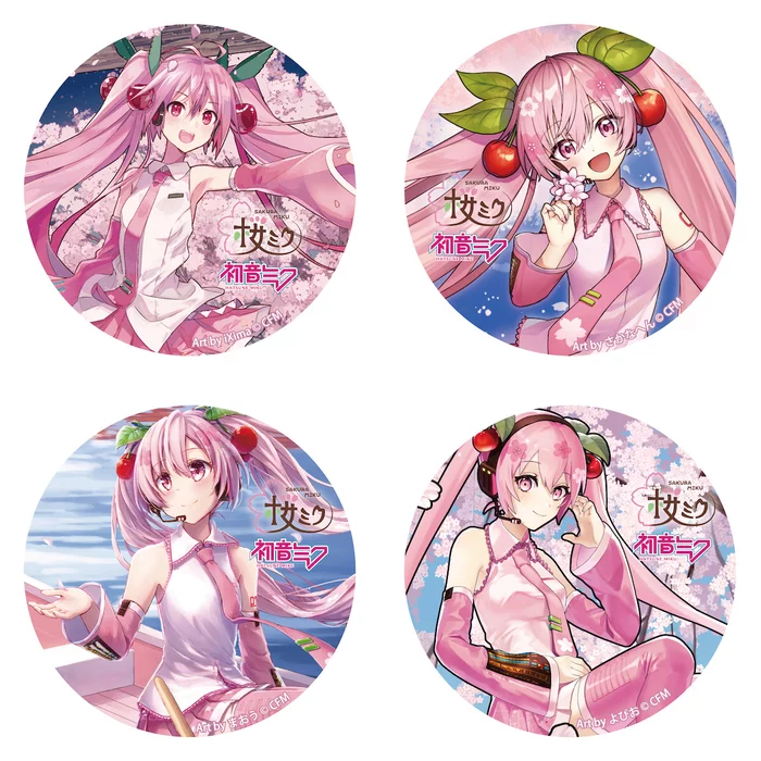 KADOKAWA Hirosaki Cherry Blossom Festival 2022 X Sakura Miku Holographic Tradable Pin Badges (1 Pack) 1 KADOKAWA Hirosaki Cherry Blossom Festival 2022 X Sakura Miku Holographic Tradable Pin Badges (1 Pack)