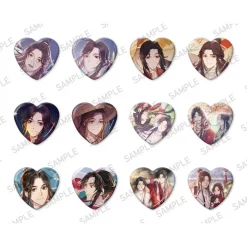 KADOKAWA Heaven Official's Blessing Heart-Shaped Tin Badges Collection Pack