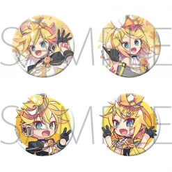 Hatsune Miku Series Kagamine Rin & Len Happy 14th Birthday Pin Badge Set