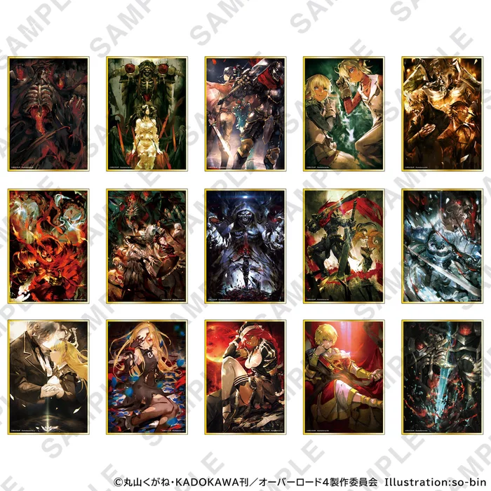KADOKAWA Overlord IV Trading Shikishi Collection (1 Pack) 1 KADOKAWA Overlord IV Trading Shikishi Collection (1 Pack)